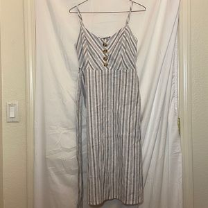 Banana Republic blue striped dress